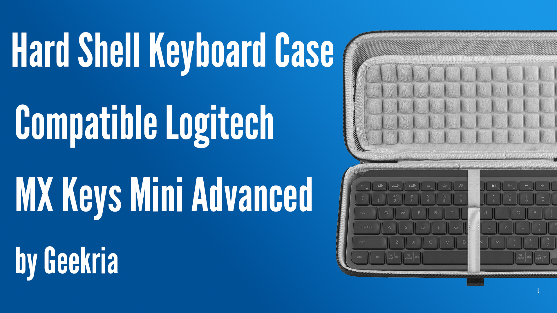 Amazon.com: GEEKRIA Keyboard Travel Carry Case Compatible with